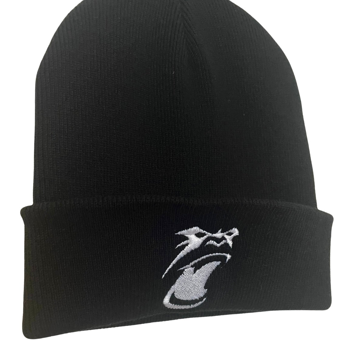 Lano Black Logo Cuffed Beanie